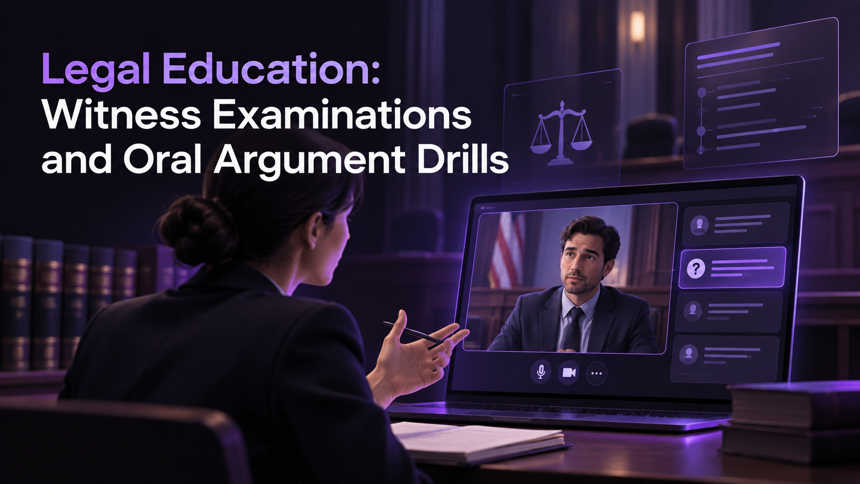 AI Witness Examination Drills for Law Students